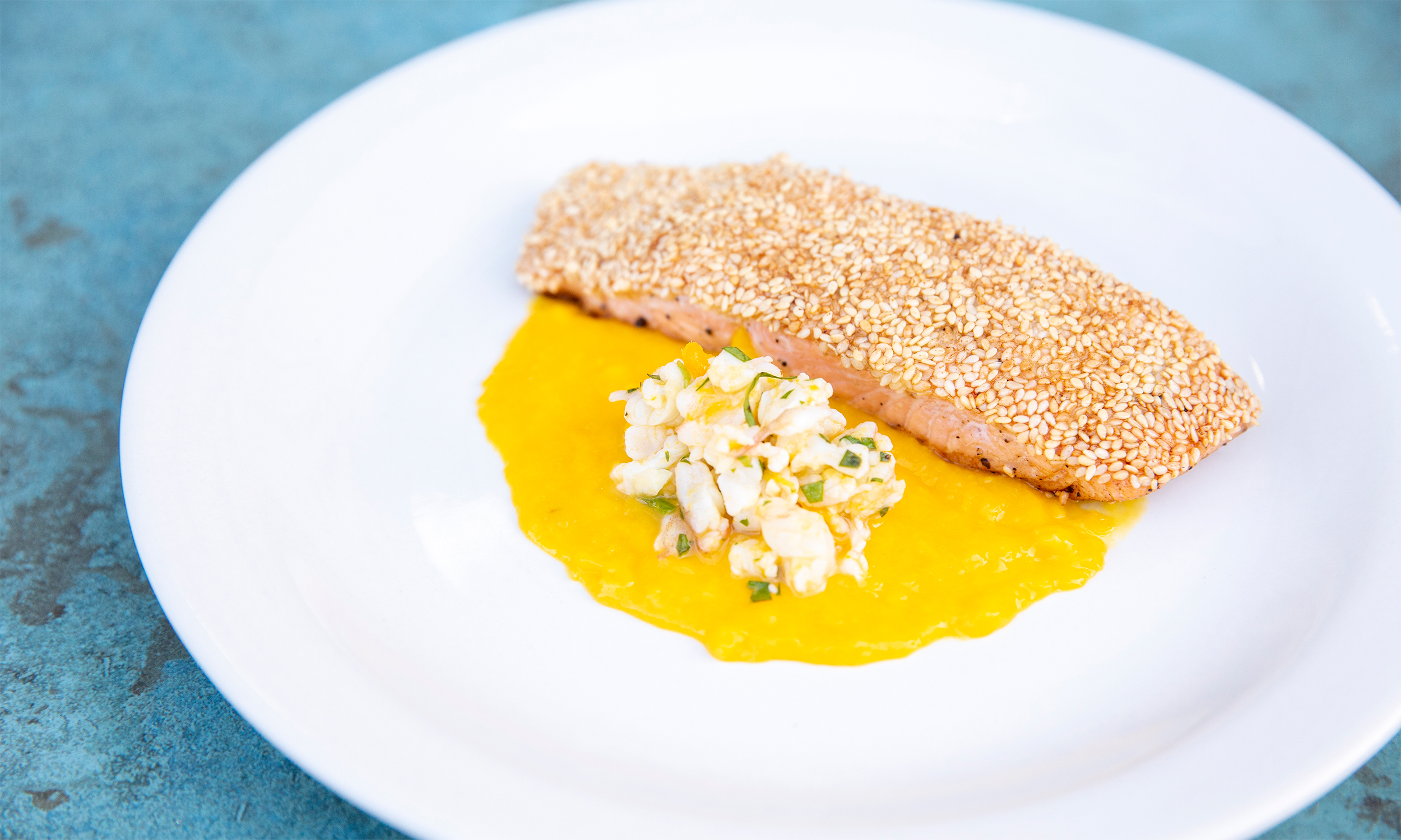 Crust Salmon In Sesame Seeds For Crispy Perfection