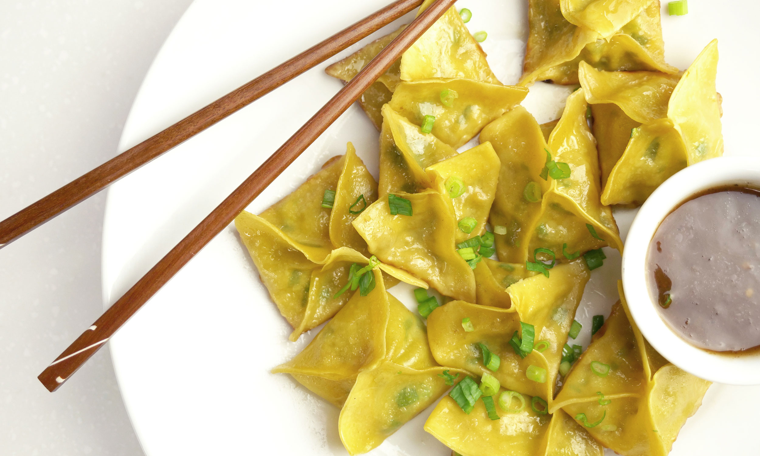 Fill Your Potstickers With Delicious Curry Chicken and Fresh Herbs
