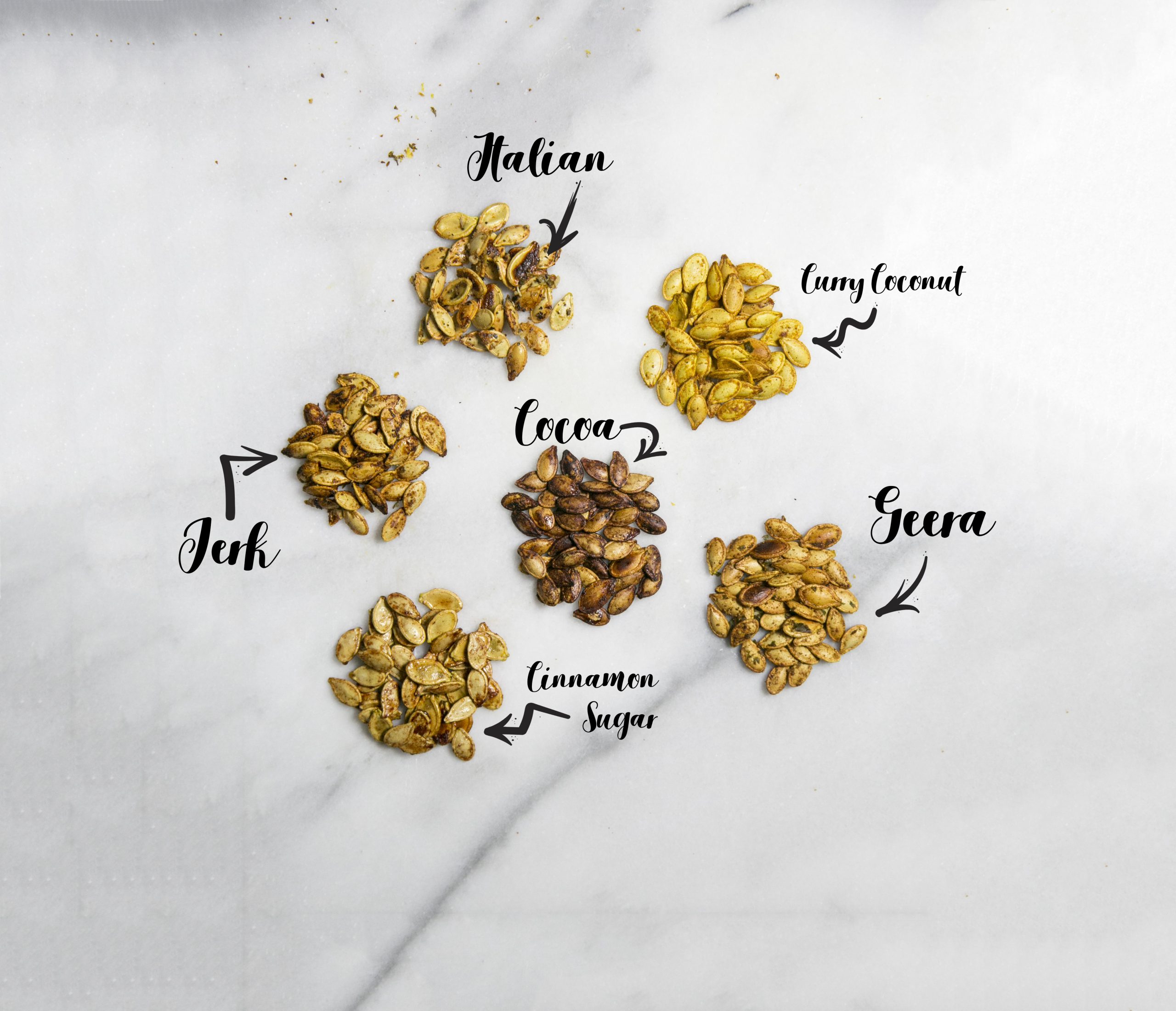 6 Ways to Flavour Roasted Pumpkin Seeds